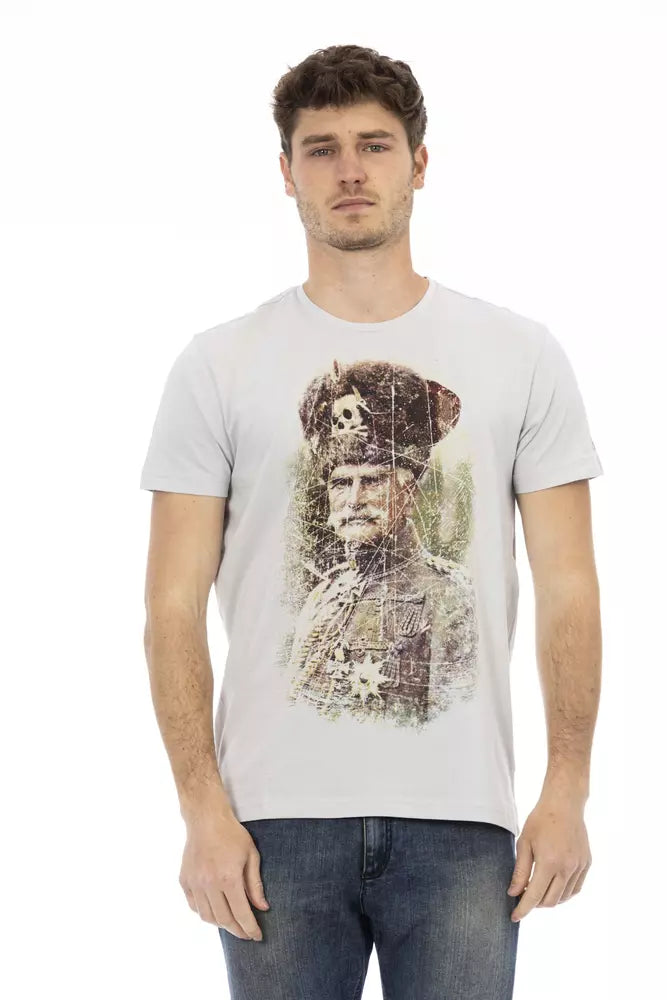 Men's thermal t - shirts with a high - neck design for cold weatherTrussardi Action  Cotton Men Men's T-Shirt