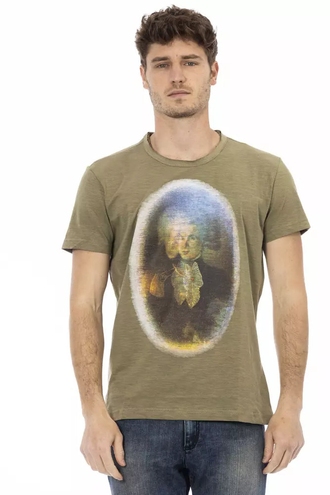 Men's ribbed t - shirts with a textured finish for added styleTrussardi Action Cotton Men Men's T-Shirt Men's ribbed t - shirts with a textured finish for added styleTrussardi Action Cotton Men Men's T-Shirt