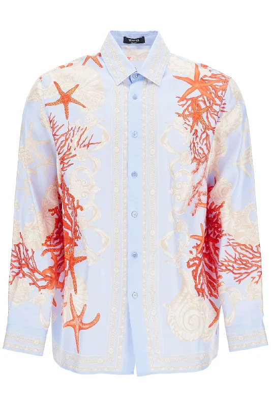 Men's eco - friendly recycled t - shirts for sustainable fashion choicesVersace Men's Barocco Sea Silk Shirt Men's eco - friendly recycled t - shirts for sustainable fashion choicesVersace Men's Barocco Sea Silk Shirt