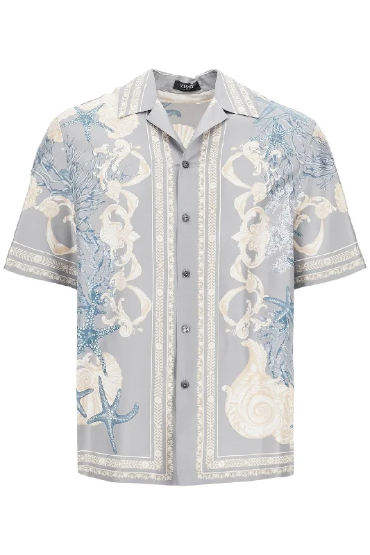 Men's organic cotton crew - neck t - shirts for everyday comfortVersace Men's Baroque Printed Silk Bowling Shirt Set For The Men's organic cotton crew - neck t - shirts for everyday comfortVersace Men's Baroque Printed Silk Bowling Shirt Set For The