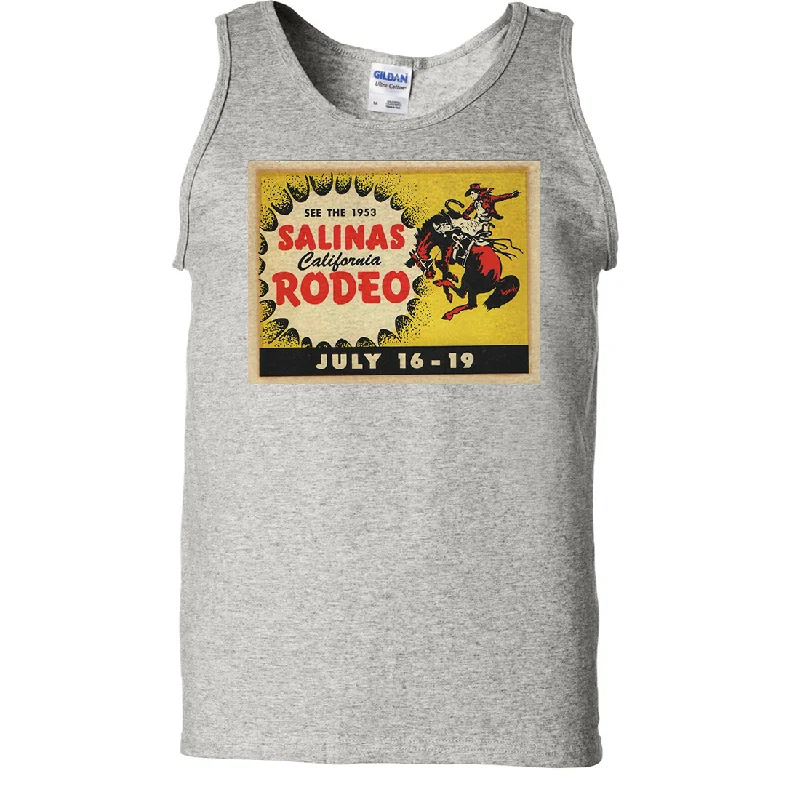 Men's plus - size pocket t - shirts with a classic lookVintage Sticker California Salinas Asst Colors Tank Top Men's plus - size pocket t - shirts with a classic lookVintage Sticker California Salinas Asst Colors Tank Top