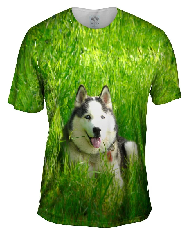 Men's thermal t - shirts with a high - neck design for cold weatherWarm Sunshine Husky Men's thermal t - shirts with a high - neck design for cold weatherWarm Sunshine Husky