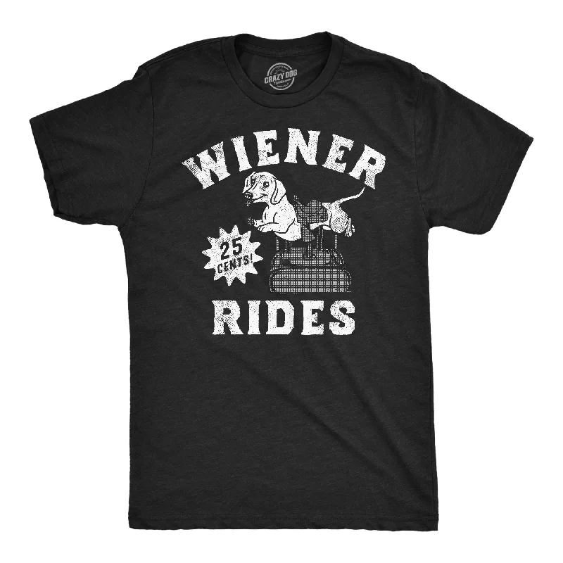 Men's long - sleeve henley t - shirts with button - down placketsWiener Rides Men's T Shirt Men's long - sleeve henley t - shirts with button - down placketsWiener Rides Men's T Shirt