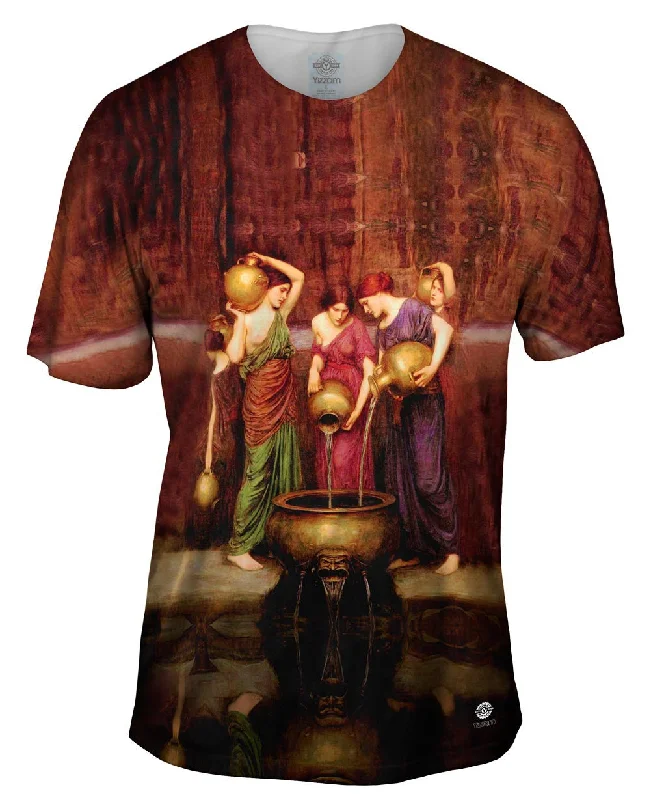 Men's lightweight performance t - shirts for running marathonsWilliam Waterhouse - "The Danaides" (1903) Men's lightweight performance t - shirts for running marathonsWilliam Waterhouse - "The Danaides" (1903)