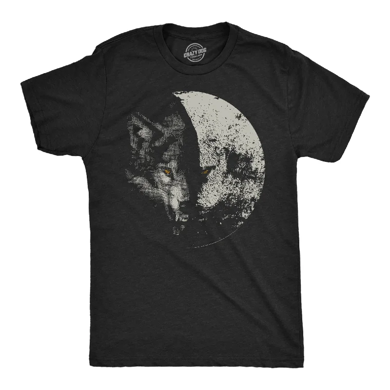 Men's tie - dye t - shirts with a bohemian styleWolf Moon Men's T Shirt
